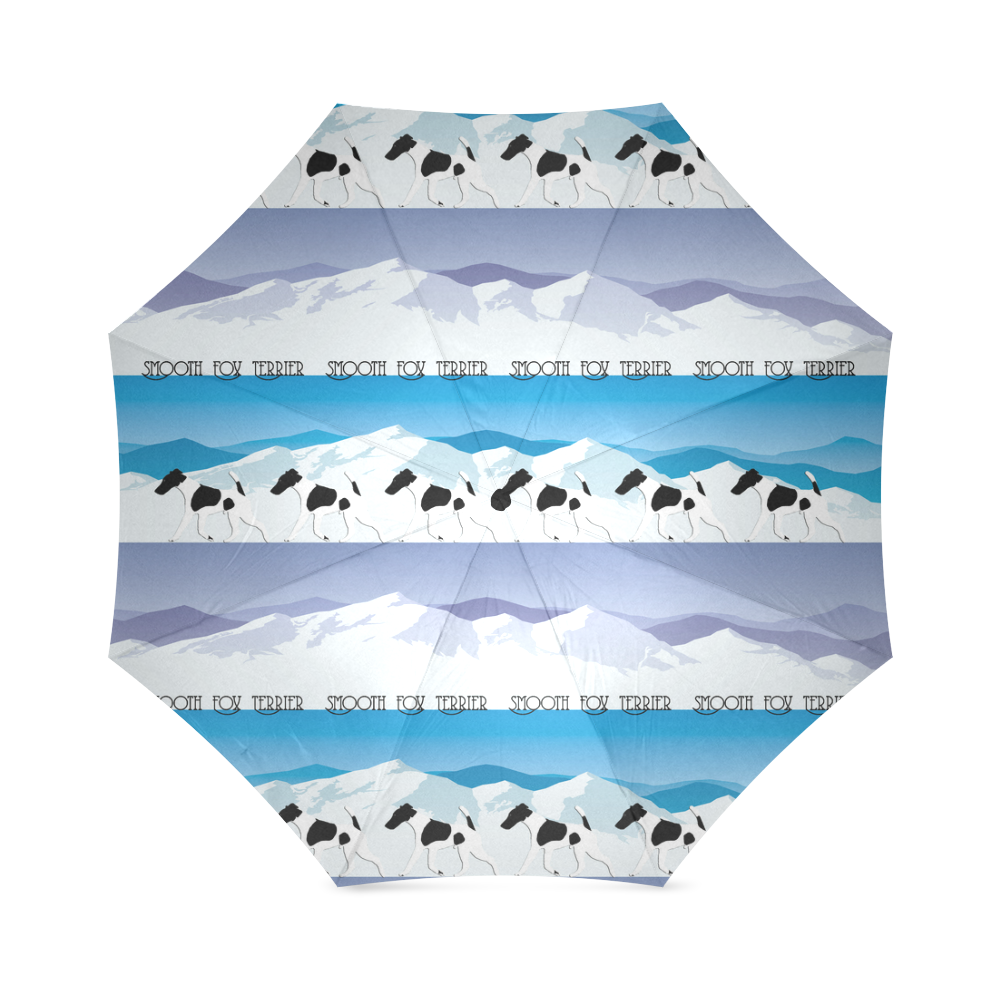 Smooth Fox Terrier Rockin The Rockies Foldable Umbrella (Model U01)