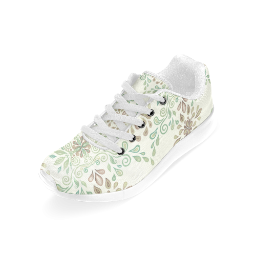Green ornaments Women’s Running Shoes (Model 020)