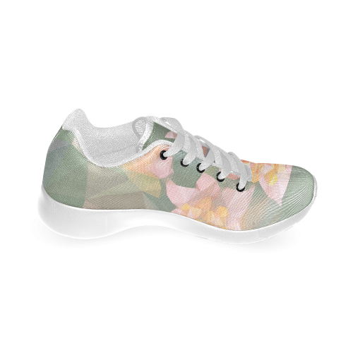 Low Poly Flowers Women’s Running Shoes (Model 020)
