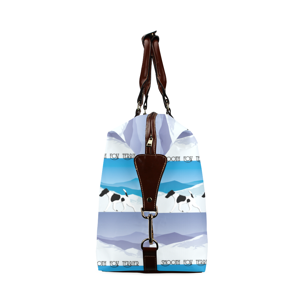 Smooth Fox Terrier Rockin The Rockies Classic Travel Bag (Model 1643)