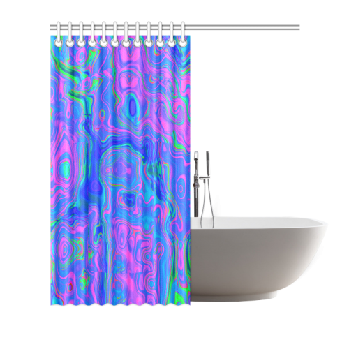 Psyche Me Out Shower Curtain 72"x72"