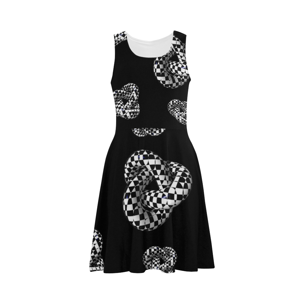 Checkered Knots by Martina Webster Atalanta Sundress (Model D04)