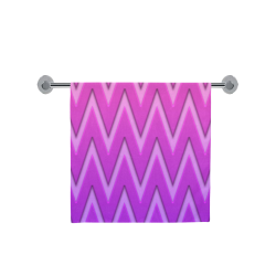 Pink/Purple Chevron/Pattern Bath Towel 30"x56"