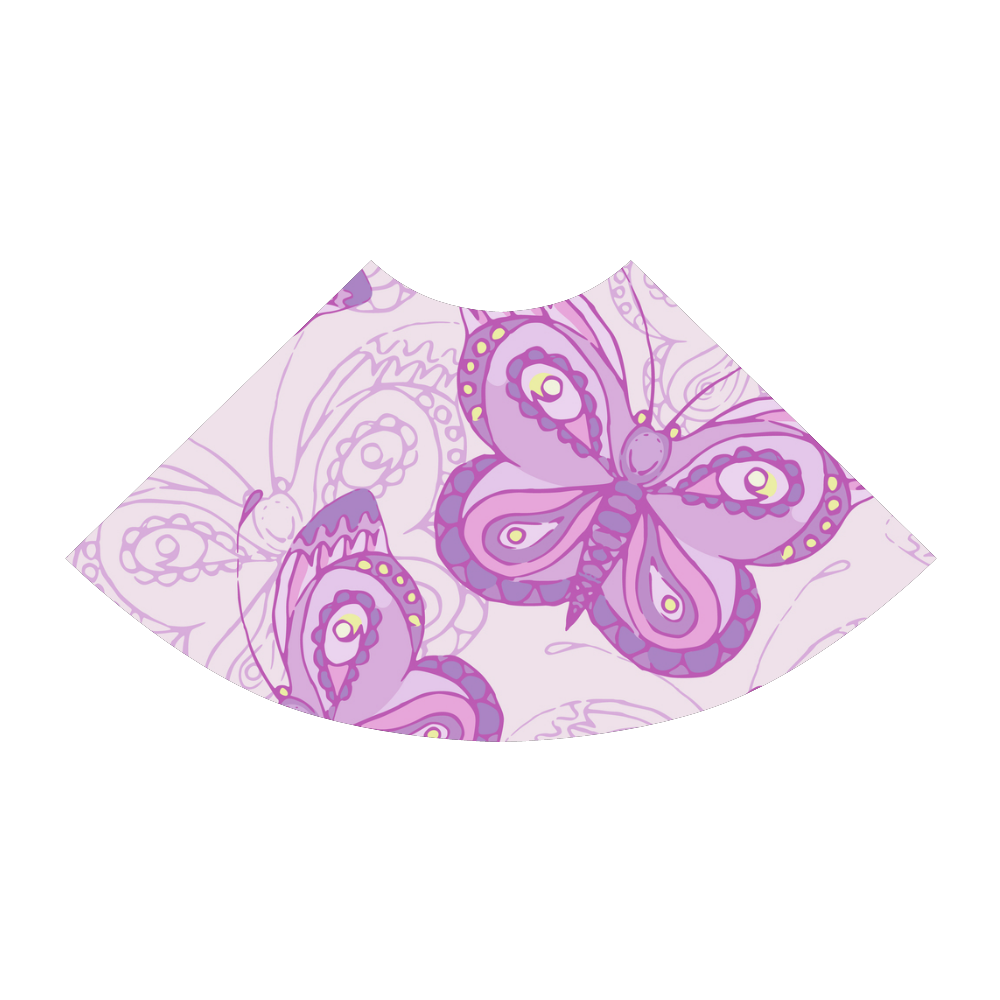 Purple Butterfly Atalanta Sundress (Model D04)