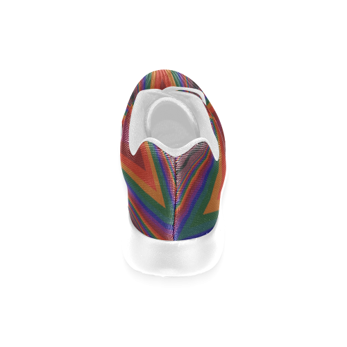 Fractal Kaleidoscope Mandala Flower Abstract 7 Women’s Running Shoes (Model 020)