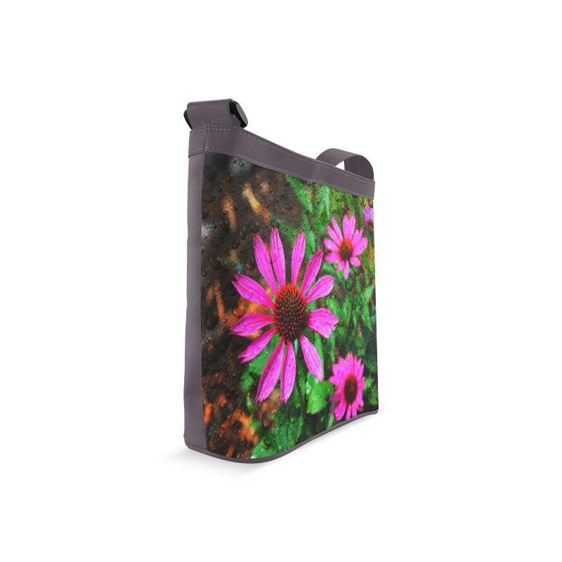 Flowers and Rain Crossbody Bags (Model 1613)