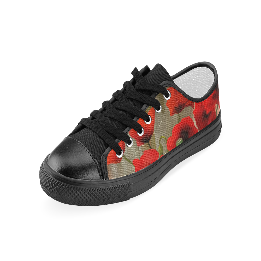 Poppies Women's Classic Canvas Shoes (Model 018)