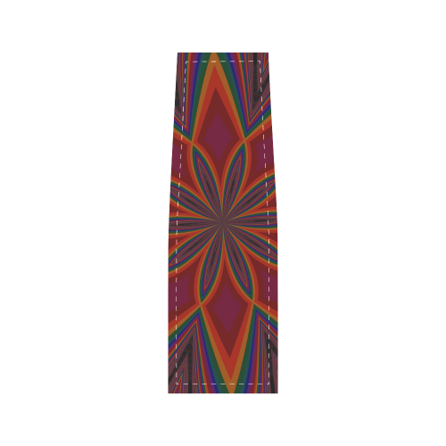 Fractal Kaleidoscope Mandala Flower Abstract 7 Saddle Bag/Small (Model 1649) Full Customization