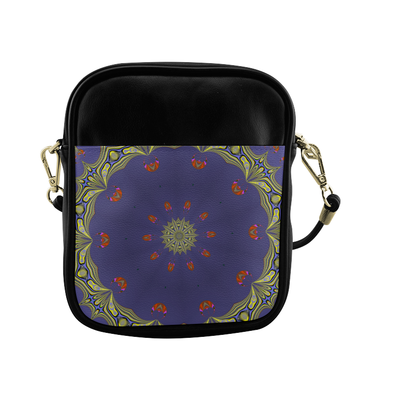 Fractal Kaleidoscope Mandala Flower Abstract 6 Sling Bag (Model 1627)