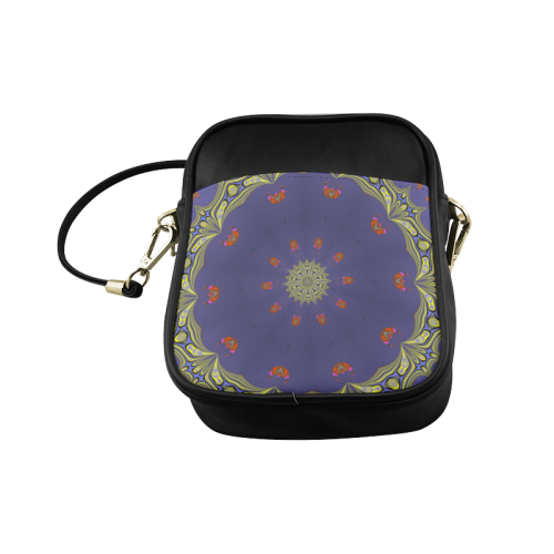 Fractal Kaleidoscope Mandala Flower Abstract 6 Sling Bag (Model 1627)