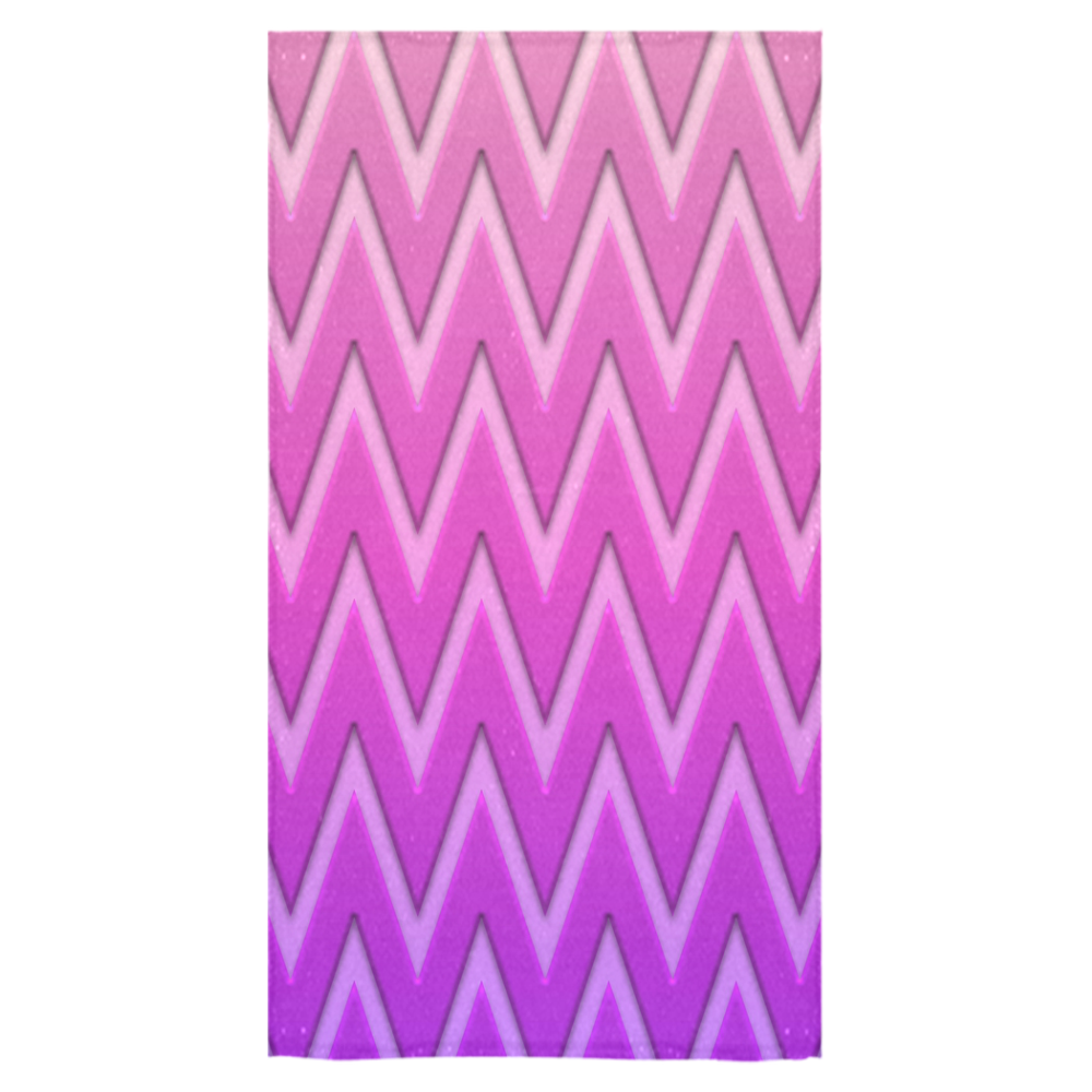 Pink/Purple Chevron/Pattern Bath Towel 30"x56"