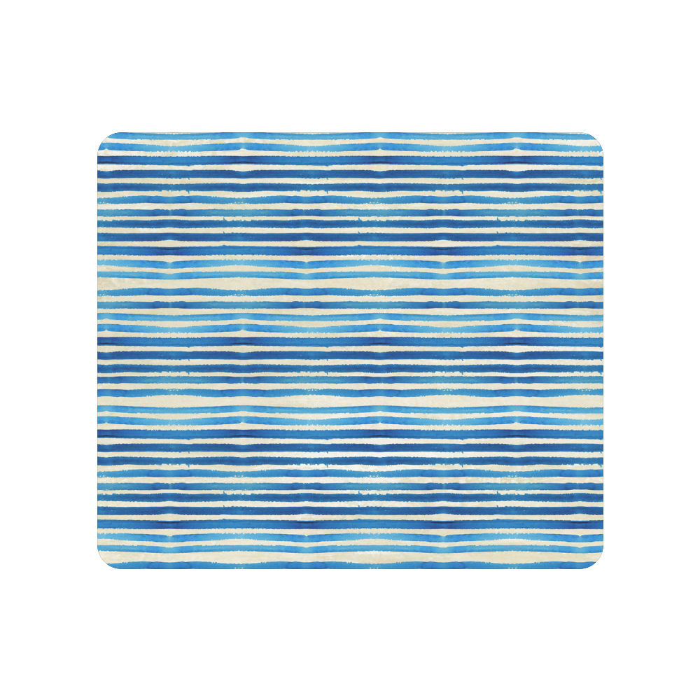 Watercolor STRIPES grunge pattern - blue Men's Clutch Purse （Model 1638）