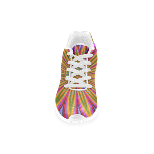 Fractal Kaleidoscope Mandala Flower Abstract 3 Men’s Running Shoes (Model 020)