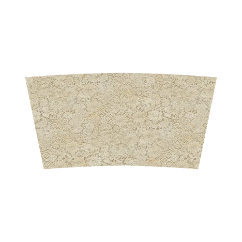 Old CROCHET / LACE FLORAL pattern - beige Bandeau Top