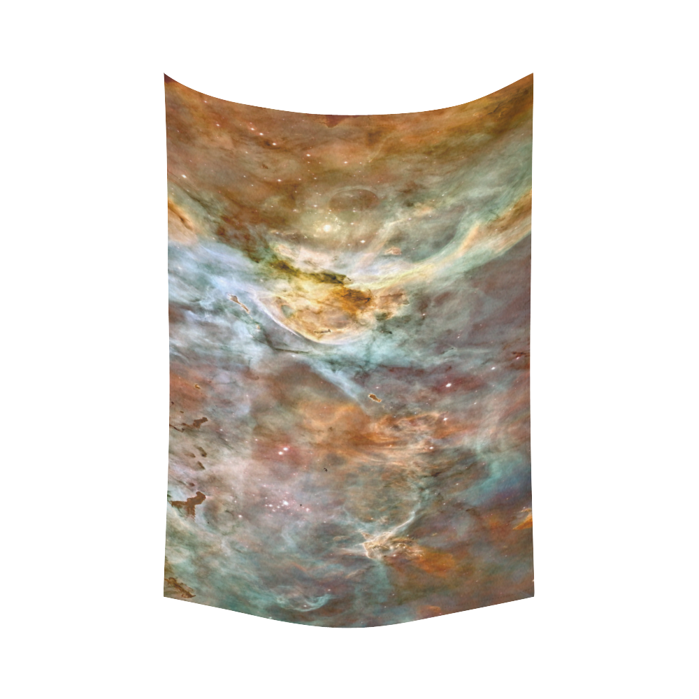 Space Dust Cotton Linen Wall Tapestry 60"x 90"