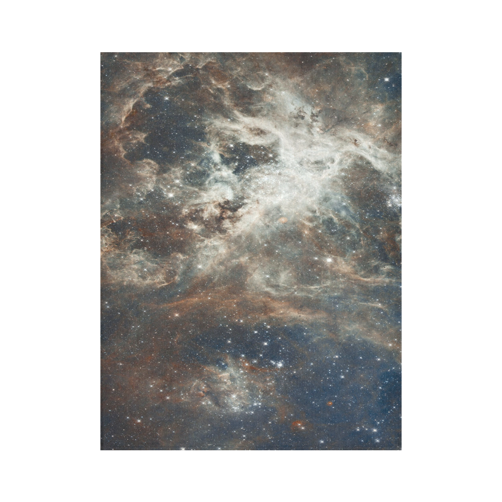 Galactic Dust Cotton Linen Wall Tapestry 60"x 80"