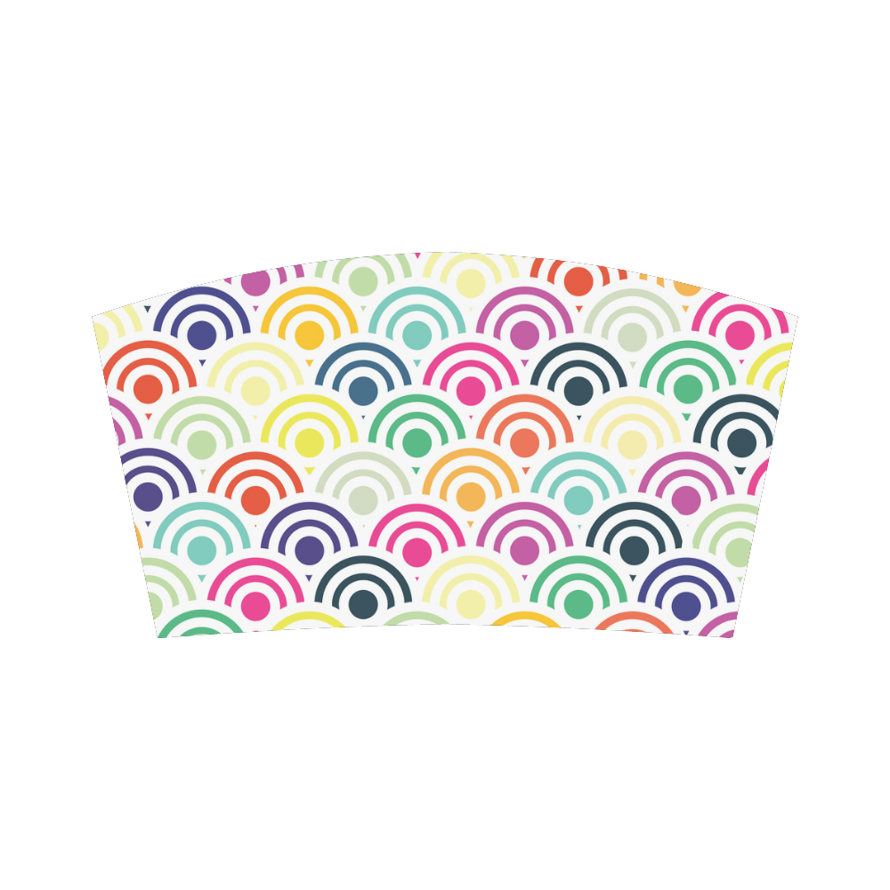 Colorful Circles II Bandeau Top