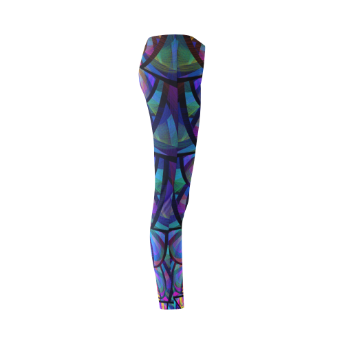 Stained Glass Cassandra Women's Leggings (Model L01)