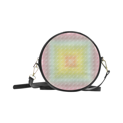 Soft Multicolour Square Round Sling Bag (Model 1647)