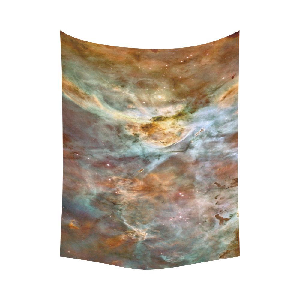 Space Dust Cotton Linen Wall Tapestry 80"x 60"
