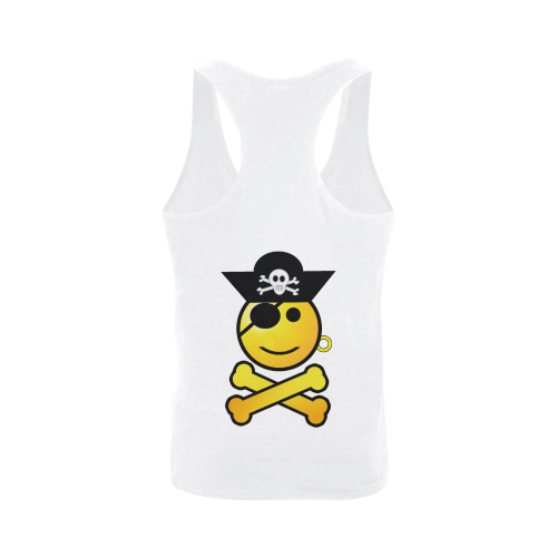 Pirate Emoticon - Smiley Emoji Men's I-shaped Tank Top (Model T32)