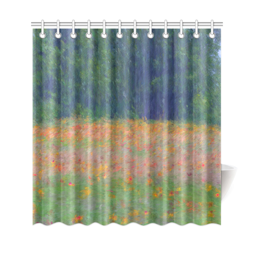 Colorful floral carpet Shower Curtain 69"x72"
