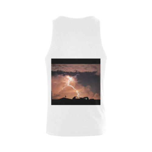 Mister Lightning Men's Shoulder-Free Tank Top (Model T33)