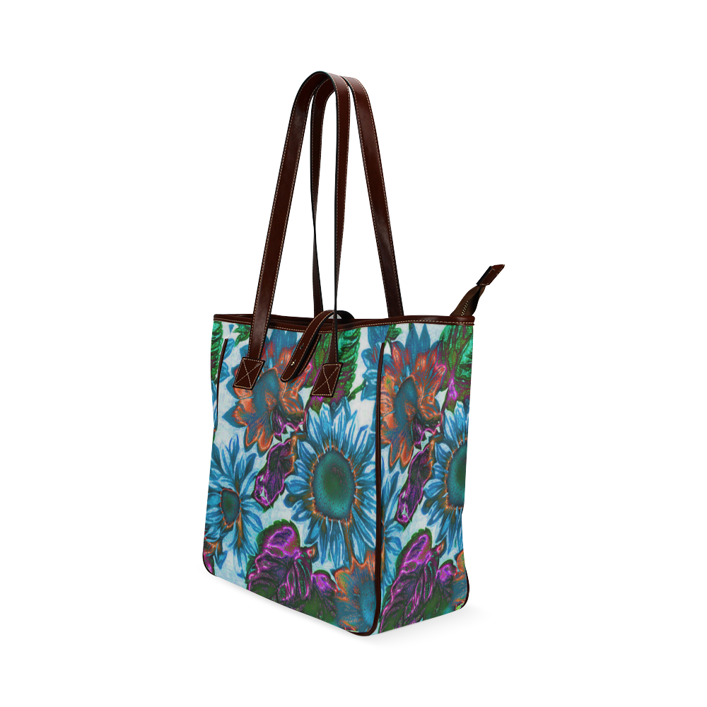 amazing neon floral 3 Classic Tote Bag (Model 1644)