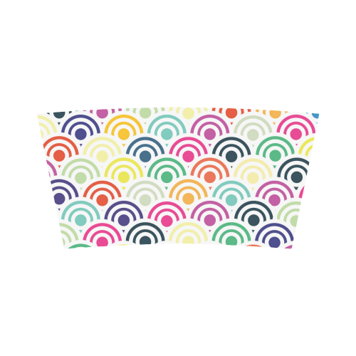 Colorful Circles II Bandeau Top