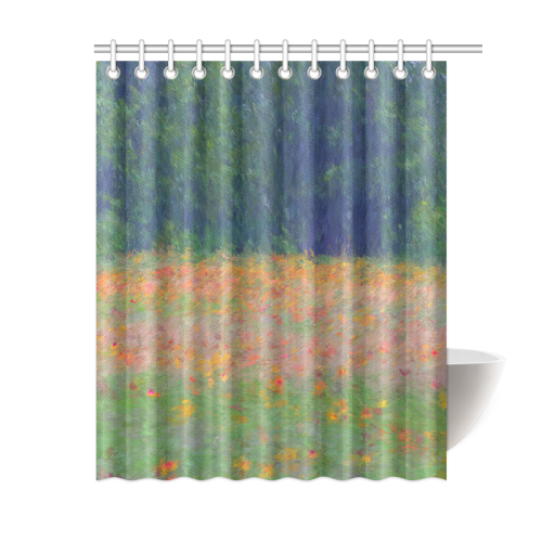 Colorful floral carpet Shower Curtain 60"x72"