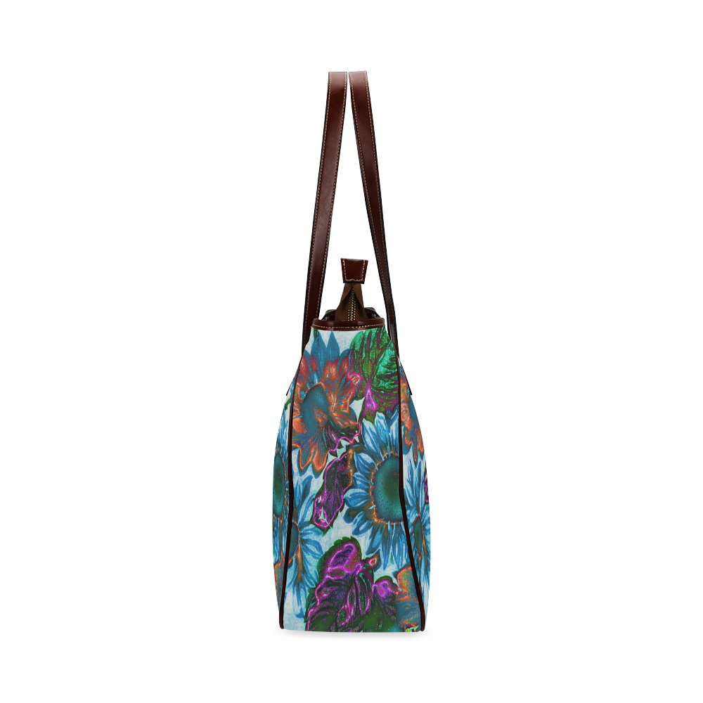 amazing neon floral 3 Classic Tote Bag (Model 1644)