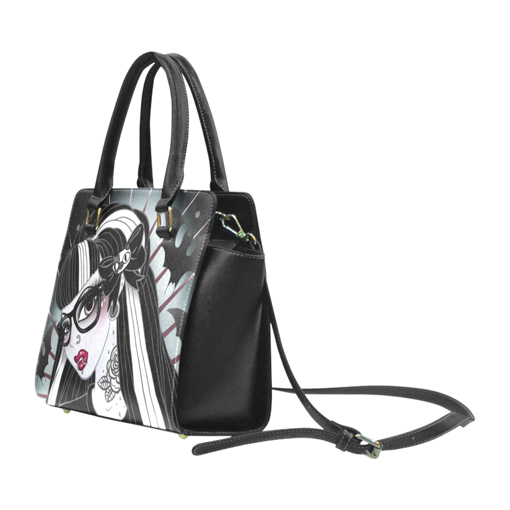 F your beauty standards Studded Bag Rivet Shoulder Handbag (Model 1645)