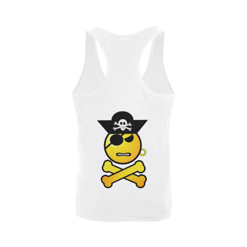Pirate Emoticon - Frowning Emoji Men's I-shaped Tank Top (Model T32)