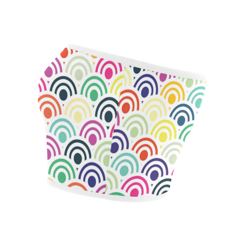 Colorful Circles II Bandeau Top