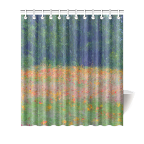 Colorful floral carpet Shower Curtain 66"x72"