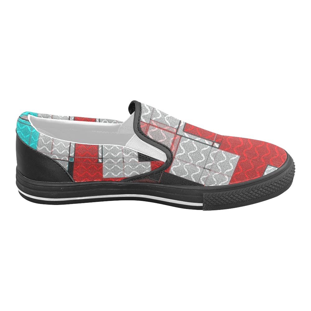 TechTile #5 - Jera Nour Men's Unusual Slip-on Canvas Shoes (Model 019)