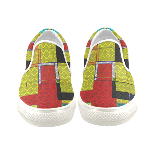 TechTile #5 - Jera Nour Men's Unusual Slip-on Canvas Shoes (Model 019)