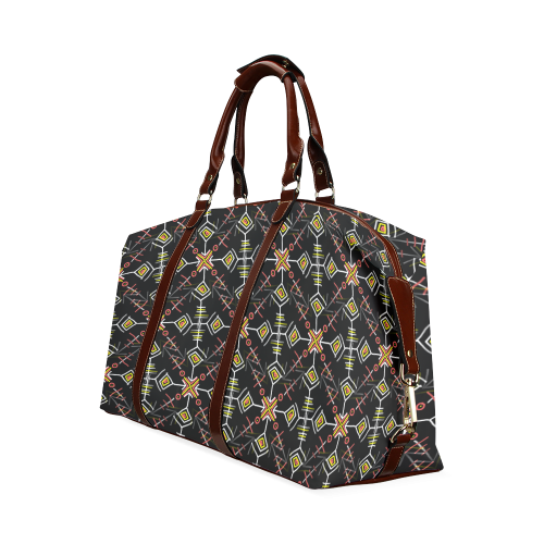 Black Festival Pattern (Tribal) Classic Travel Bag (Model 1643)