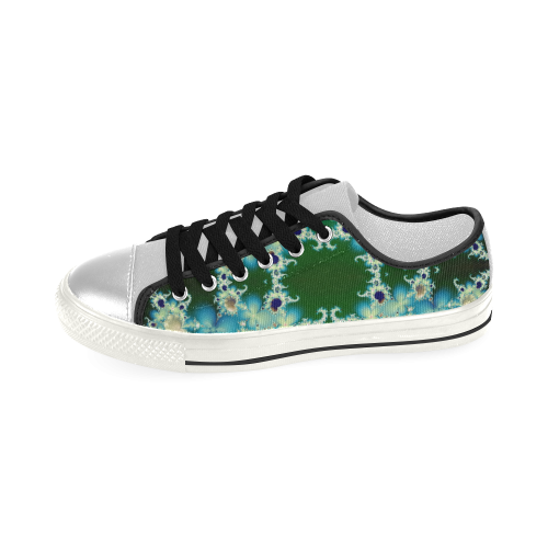 Ice Princess Fractal Abstract Women's Classic Canvas Shoes (Model 018)