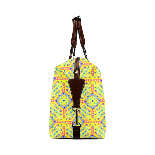 Yellow Festival Pattern Classic Travel Bag (Model 1643)