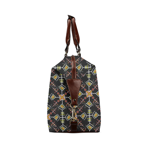 Black Festival Pattern (Tribal) Classic Travel Bag (Model 1643)