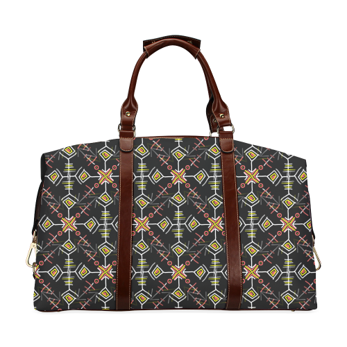 Black Festival Pattern (Tribal) Classic Travel Bag (Model 1643)