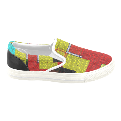 TechTile #5 - Jera Nour Men's Unusual Slip-on Canvas Shoes (Model 019)