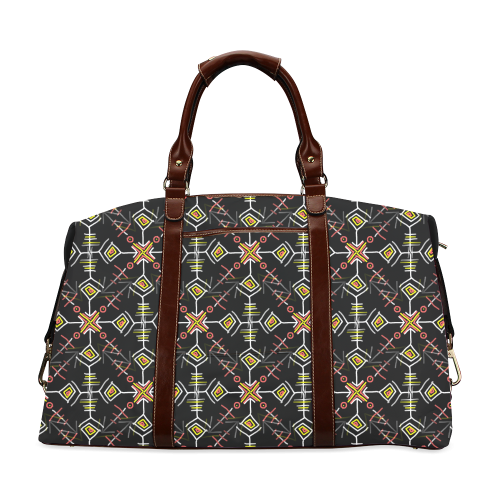 Black Festival Pattern (Tribal) Classic Travel Bag (Model 1643)