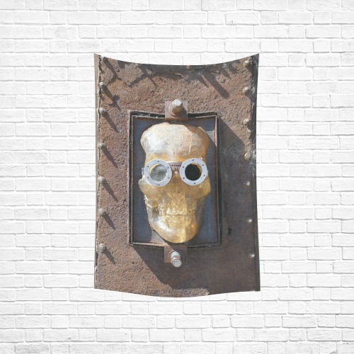 Steampunk skull pirate Cotton Linen Wall Tapestry 40"x 60"