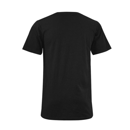 3-D Fractal Design Men's V-Neck T-shirt  Big Size(USA Size) (Model T10)