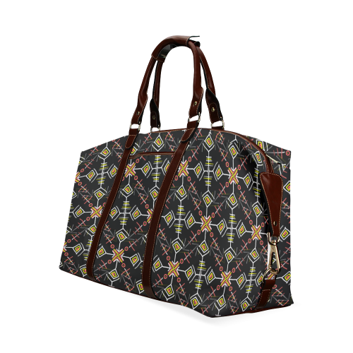 Black Festival Pattern (Tribal) Classic Travel Bag (Model 1643)