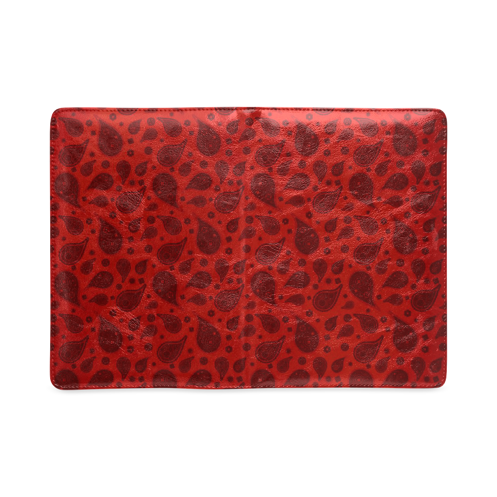 vintage paisley red Custom NoteBook A5