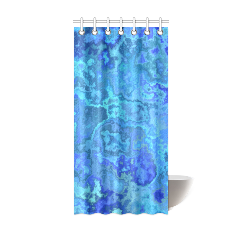 blue reef Shower Curtain 36"x72"