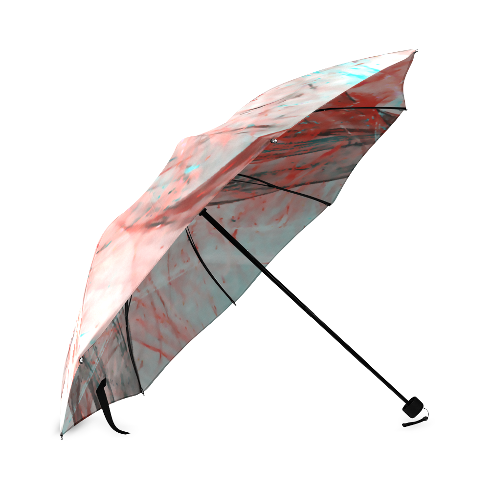 Starlight Red Shooting Star Sky Light Foldable Umbrella (Model U01)